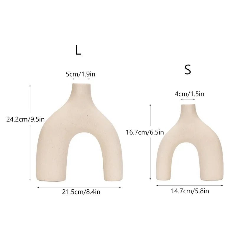 Faye Minimalistische Keramikvase