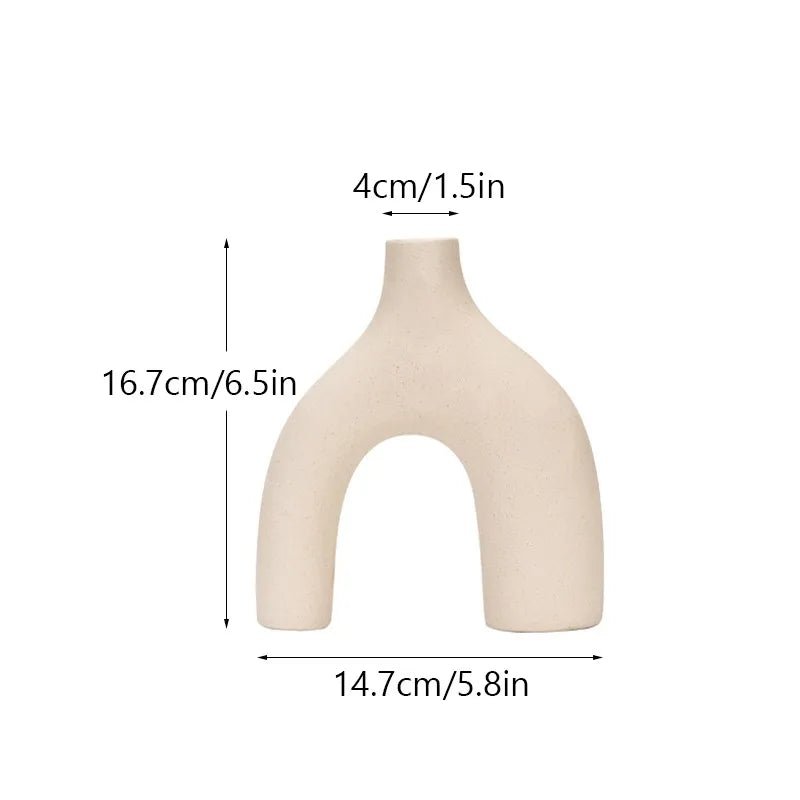 Faye Minimalistische Keramikvase
