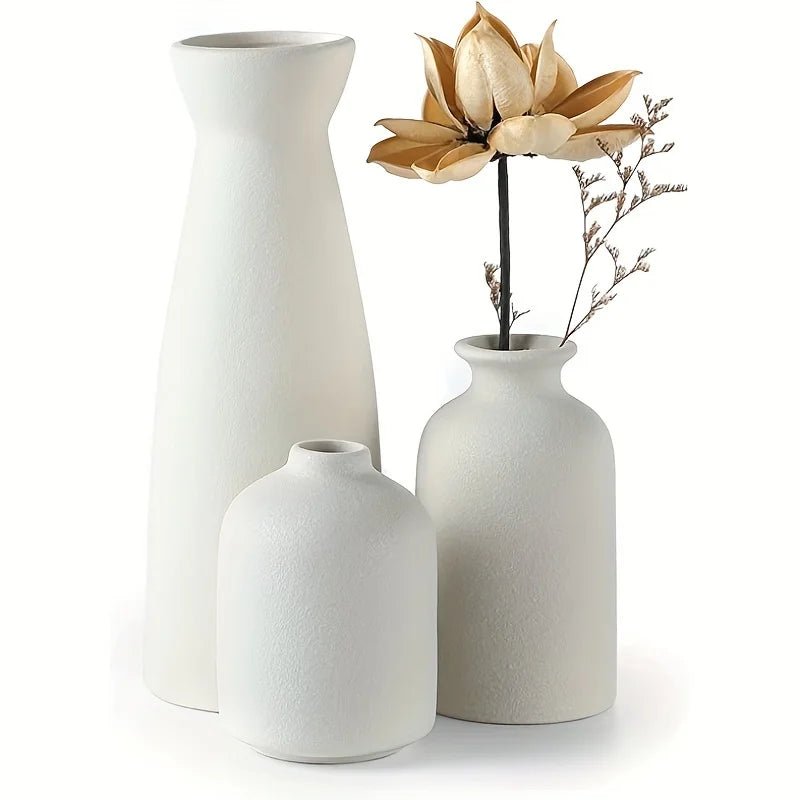 Yara Skulpturales Keramikvase-Set