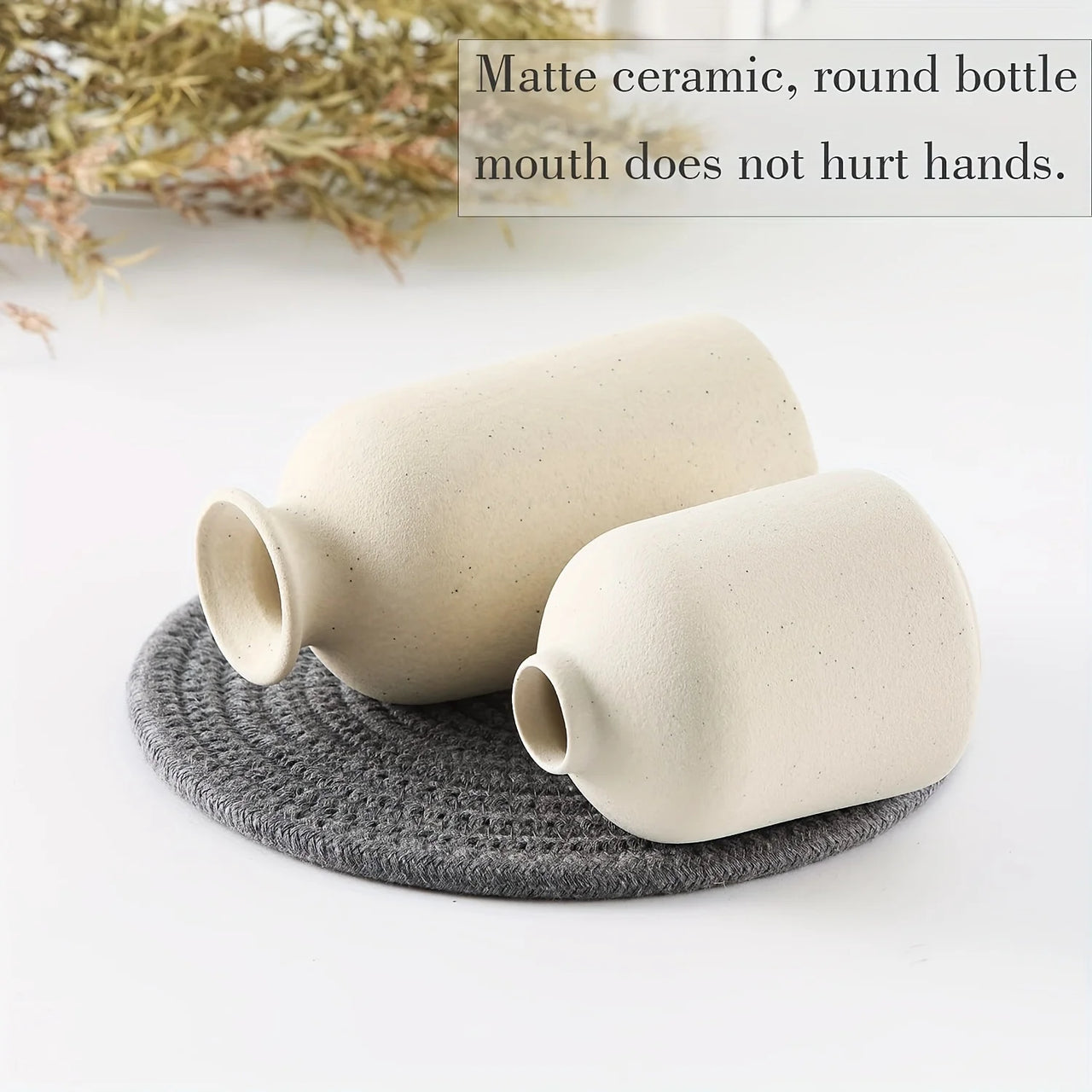 Yara Skulpturales Keramikvase-Set