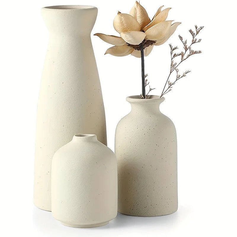 Yara Skulpturales Keramikvase-Set