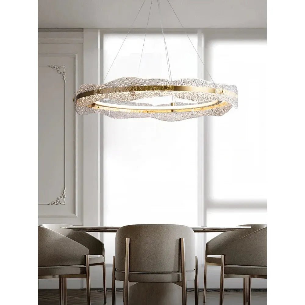 Celeste Kronleuchter mit LED & Glasdesign